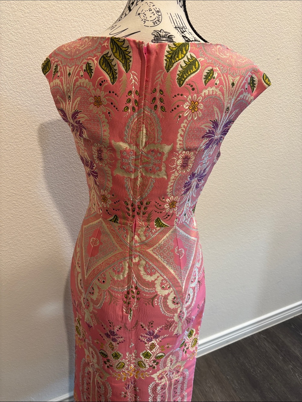 ETRO Milano Nashville Metallic Brocade Sheath Dress - Picture 5 of 8